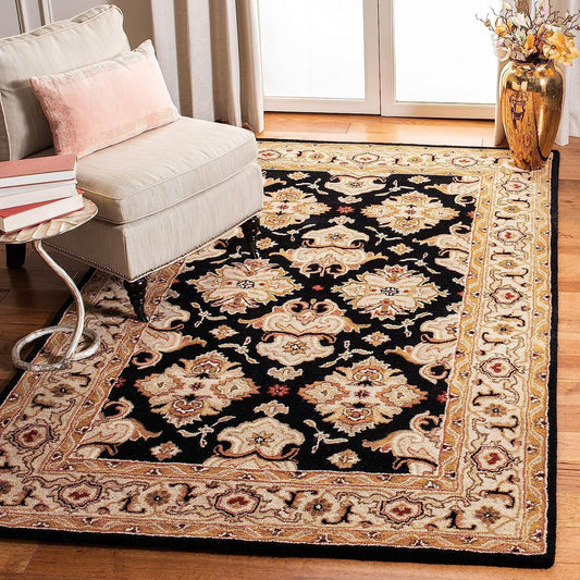 Safavid Persian Tufted Carpet & Rug — 100% Natural Wool Carpet