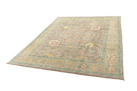 TimelessCrest Oushak Hand-Knotted Rug