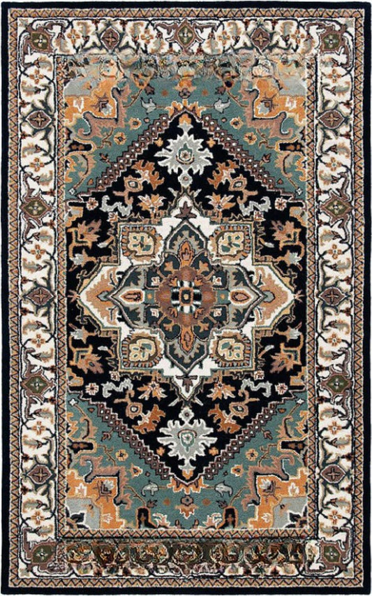 Heriz Persian Hand Tufted Rug — 100% Natural Wool Carpet