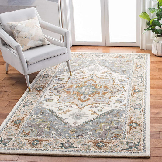 Farahan Persian Tufted Carpet & Rug — 100% Natural Wool Carpet