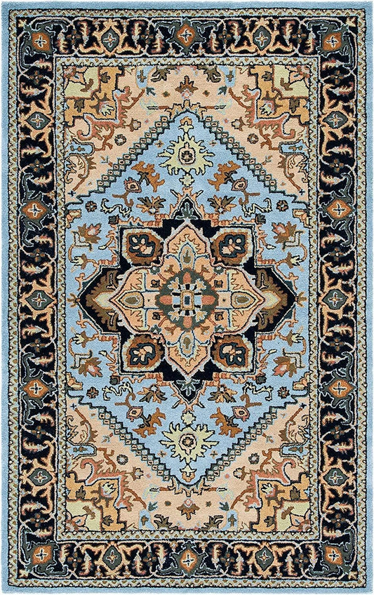 Kashan Persian Hand Tufted Rug — 100% Natural Wool Carpet