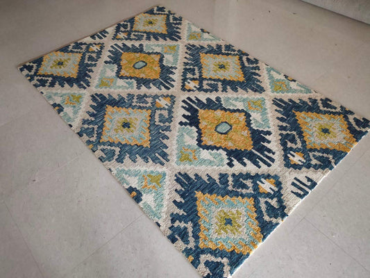 Artisan Loop Pile Wool Carpet & Rug