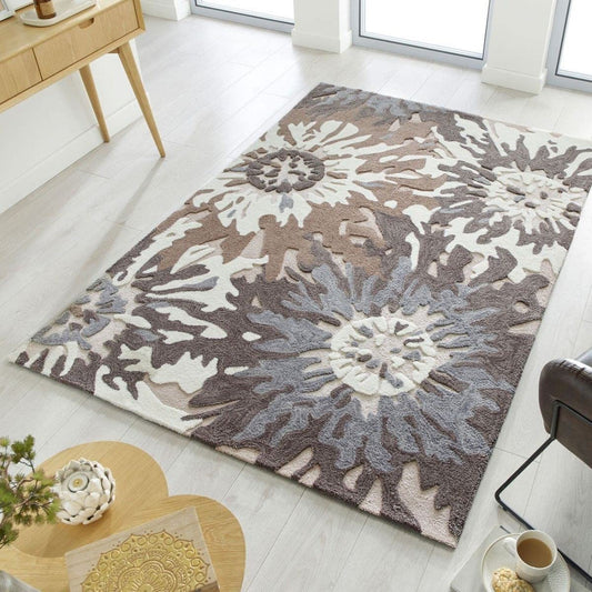Zen Hand-Tufted Wool Carpet & Rug