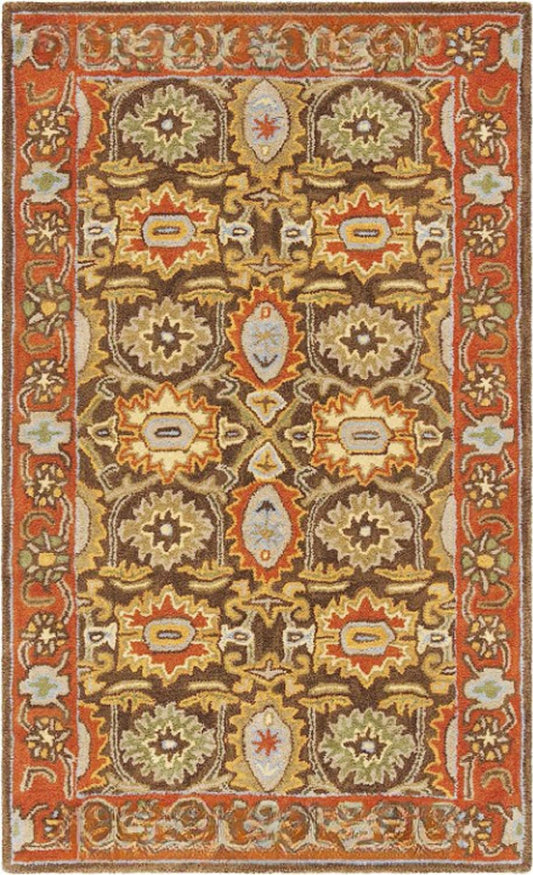 Kashan Persian Tufted Carpet & Rug — 100% Natural Wool Carpet