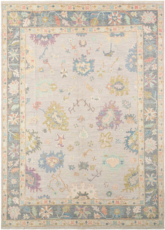 MajesticRoots Oushak Hand-Knotted Rug