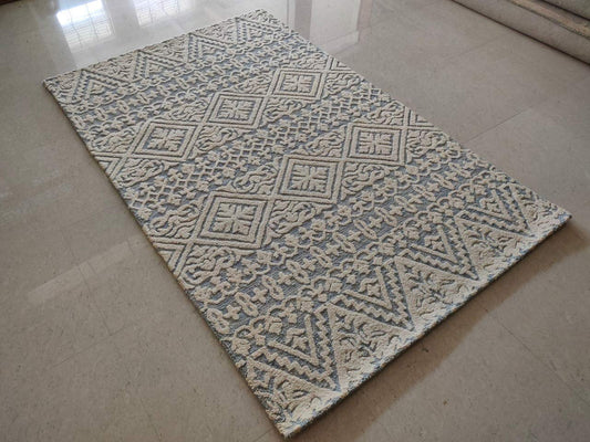 Bloom Loop Pile Wool Carpet & Rug